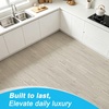 image:imageArt3d Wood Textured ClickLock SPC Floor Tiles 24Pack 24x6 Inch Vinyl Floor Planks Waterproof Flooring for Living Room Kitchen Basement Ideal for New Home Buyers amp Future Movers Ash BrownWhite Oak