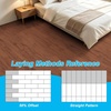 image:imageArt3d Wood Textured ClickLock SPC Floor Tiles 24Pack 24x6 Inch Vinyl Floor Planks Waterproof Flooring for Living Room Kitchen Basement Ideal for New Home Buyers amp Future Movers Ash BrownCoffee Oak
