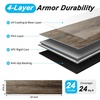 image:imageArt3d Wood Textured ClickLock SPC Floor Tiles 24Pack 24x6 Inch Vinyl Floor Planks Waterproof Flooring for Living Room Kitchen Basement Ideal for New Home Buyers amp Future Movers Ash BrownVintage Brown Oak