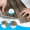 image:imageArt3d Wood Textured ClickLock SPC Floor Tiles 24Pack 24x6 Inch Vinyl Floor Planks Waterproof Flooring for Living Room Kitchen Basement Ideal for New Home Buyers amp Future Movers Ash BrownVintage Brown Oak