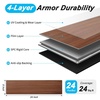image:imageArt3d Wood Textured ClickLock SPC Floor Tiles 24Pack 24x6 Inch Vinyl Floor Planks Waterproof Flooring for Living Room Kitchen Basement Ideal for New Home Buyers amp Future Movers Ash BrownCoffee Oak