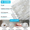 image:imageArt3d 10Sheet HeavyDuty Peel and Stick Backsplash Waterproof Wall Tiles Stick on Kitchen Backsplash Living Space Eurasian Mocha StoneBeige  White