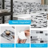 image:imageArt3d 10Sheet HeavyDuty Peel and Stick Backsplash Waterproof Wall Tiles Stick on Kitchen Backsplash Living Space Eurasian Mocha StoneCarrara Grey
