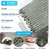 image:imageArt3d 10Sheet HeavyDuty Peel and Stick Backsplash Waterproof Wall Tiles Stick on Kitchen Backsplash Living Space Eurasian Mocha StoneDark Green