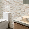 image:imageArt3d 10Sheet HeavyDuty Peel and Stick Backsplash Waterproof Wall Tiles Stick on Kitchen Backsplash Living Space Eurasian Mocha StoneEurasian Mocha Stone