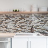 image:imageArt3d 10Sheet HeavyDuty Peel and Stick Backsplash Waterproof Wall Tiles Stick on Kitchen Backsplash Living Space Eurasian Mocha StoneSandstone