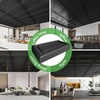 image:imageArt3d 12 Pack PVC Ceiling Tiles 24x48 Inches Glup Up Decorative Ceiling Tiles for Home Gym and Office Covering 96 Sqft Rectangular BlackRectangular Black