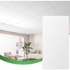image:imageArt3d 12 Pack PVC Ceiling Tiles 24x48 Inches Glup Up Decorative Ceiling Tiles for Home Gym and Office Covering 96 Sqft Rectangular BlackWhite