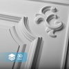 image:imageArt3d 48 Pack PVC Ceiling Tiles 24x24 Inches Waterproof Drop Ceiling TilesWall Panels for Interior Wall Decor Covers 192 Sqft Pure WhiteCloudwhite