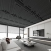 image:imageArt3d 48 Pack PVC Ceiling Tiles 24x24 Inches Waterproof Drop Ceiling TilesWall Panels for Interior Wall Decor Covers 192 Sqft Pure WhiteDeep Black