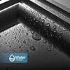 image:imageArt3d 48 Pack PVC Ceiling Tiles 24x24 Inches Waterproof Drop Ceiling TilesWall Panels for Interior Wall Decor Covers 192 Sqft Pure WhiteDeep Black