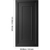 image:imageArt3d 48 Pack PVC Ceiling Tiles 24x24 Inches Waterproof Drop Ceiling TilesWall Panels for Interior Wall Decor Covers 192 Sqft Pure WhiteDeep Black