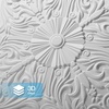 image:imageArt3d 48 Pack PVC Ceiling Tiles 24x24 Inches Waterproof Drop Ceiling TilesWall Panels for Interior Wall Decor Covers 192 Sqft Pure WhiteOffWhite