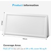 image:imageArt3d 48 Pack PVC Ceiling Tiles 24x24 Inches Waterproof Drop Ceiling TilesWall Panels for Interior Wall Decor Covers 192 Sqft Pure WhiteRectangular White