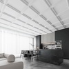 image:imageArt3d 48 Pack PVC Ceiling Tiles 24x24 Inches Waterproof Drop Ceiling TilesWall Panels for Interior Wall Decor Covers 192 Sqft Pure WhiteSquare White