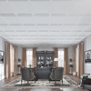 image:imageArt3d 48 Pack PVC Ceiling Tiles 24x24 Inches Waterproof Drop Ceiling TilesWall Panels for Interior Wall Decor Covers 192 Sqft Pure WhiteSquare White