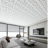 image:imageArt3d 48 Pack PVC Ceiling Tiles 24x24 Inches Waterproof Drop Ceiling TilesWall Panels for Interior Wall Decor Covers 192 Sqft Pure WhiteWhite