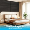 image:imageArt3d 4Pack 47x236 Inch Acoustic Panels with Wood Slat Design  Soundproof Wall Panel for Office Gaming Room amp Studio Ideal for Streamers Home Workers amp Recent Movers OakGrey Oak