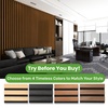 image:imageArt3d 4Pack 47x236 Inch Acoustic Panels with Wood Slat Design  Soundproof Wall Panel for Office Gaming Room amp Studio Ideal for Streamers Home Workers amp Recent Movers OakSample