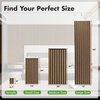 image:imageArt3d 4Pack 47x236 Inch Acoustic Panels with Wood Slat Design  Soundproof Wall Panel for Office Gaming Room amp Studio Ideal for Streamers Home Workers amp Recent Movers OakSample