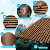 image:imageArt3d 4Pack 47x236 Inch Acoustic Panels with Wood Slat Design  Soundproof Wall Panel for Office Gaming Room amp Studio Ideal for Streamers Home Workers amp Recent Movers OakWalnut