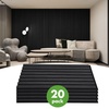 image:imageArt3d 4Pack 47x236 Inch Acoustic Panels with Wood Slat Design  Soundproof Wall Panel for Office Gaming Room amp Studio Ideal for Streamers Home Workers amp Recent Movers OakGrey Oak