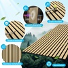 image:imageArt3d 4Pack 47x236 Inch Acoustic Panels with Wood Slat Design  Soundproof Wall Panel for Office Gaming Room amp Studio Ideal for Streamers Home Workers amp Recent Movers OakOak