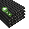 image:imageArt3d 4Pack 47x236 Inch Acoustic Panels with Wood Slat Design  Soundproof Wall Panel for Office Gaming Room amp Studio Ideal for Streamers Home Workers amp Recent Movers OakGrey Oak