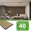image:imageArt3d 4Pack 47x236 Inch Acoustic Panels with Wood Slat Design  Soundproof Wall Panel for Office Gaming Room amp Studio Ideal for Streamers Home Workers amp Recent Movers OakOak