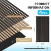 image:imageArt3d 4Pack 47x236 Inch Acoustic Panels with Wood Slat Design  Soundproof Wall Panel for Office Gaming Room amp Studio Ideal for Streamers Home Workers amp Recent Movers OakGrey Oak