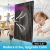 image:imageArt3d 4Pack 47x236 Inch Acoustic Panels with Wood Slat Design  Soundproof Wall Panel for Office Gaming Room amp Studio Ideal for Streamers Home Workers amp Recent Movers OakGrey Oak
