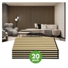 image:imageArt3d 4Pack 47x236 Inch Acoustic Panels with Wood Slat Design  Soundproof Wall Panel for Office Gaming Room amp Studio Ideal for Streamers Home Workers amp Recent Movers OakOak