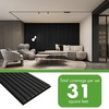 image:imageArt3d 4Pack 47x236 Inch Acoustic Panels with Wood Slat Design  Soundproof Wall Panel for Office Gaming Room amp Studio Ideal for Streamers Home Workers amp Recent Movers OakGrey Oak