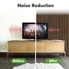image:imageArt3d 4Pack 47x236 Inch Acoustic Panels with Wood Slat Design  Soundproof Wall Panel for Office Gaming Room amp Studio Ideal for Streamers Home Workers amp Recent Movers OakDeep Walnut