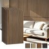 image:imageArt3d 4Pack 47x236 Inch Acoustic Panels with Wood Slat Design  Soundproof Wall Panel for Office Gaming Room amp Studio Ideal for Streamers Home Workers amp Recent Movers OakDeep Walnut