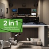 image:imageArt3d 4Pack 47x236 Inch Acoustic Panels with Wood Slat Design  Soundproof Wall Panel for Office Gaming Room amp Studio Ideal for Streamers Home Workers amp Recent Movers OakSample