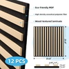 image:imageArt3d Acoustic Slat Wood Panels  6Pack 2x2ft Soundproof Drop Ceiling Living Room amp Bedroom DIY Decoration AshtreeAshtree
