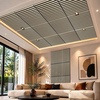 image:imageArt3d Acoustic Slat Wood Panels  6Pack 2x2ft Soundproof Drop Ceiling Living Room amp Bedroom DIY Decoration AshtreeAshtree