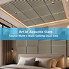 image:imageArt3d Acoustic Slat Wood Panels  6Pack 2x2ft Soundproof Drop Ceiling Living Room amp Bedroom DIY Decoration AshtreeAshtree