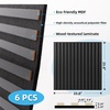image:imageArt3d Acoustic Slat Wood Panels  6Pack 2x2ft Soundproof Drop Ceiling Living Room amp Bedroom DIY Decoration AshtreeBlackwood