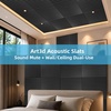 image:imageArt3d Acoustic Slat Wood Panels  6Pack 2x2ft Soundproof Drop Ceiling Living Room amp Bedroom DIY Decoration AshtreeBlackwood