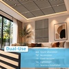 image:imageArt3d Acoustic Slat Wood Panels  6Pack 2x2ft Soundproof Drop Ceiling Living Room amp Bedroom DIY Decoration AshtreeNatural Oak
