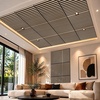 image:imageArt3d Acoustic Slat Wood Panels  6Pack 2x2ft Soundproof Drop Ceiling Living Room amp Bedroom DIY Decoration AshtreeNatural Oak