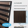 image:imageArt3d Acoustic Slat Wood Panels  6Pack 2x2ft Soundproof Drop Ceiling Living Room amp Bedroom DIY Decoration AshtreeWalnut