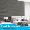 image:imageArt3d Wood Panels for Wall Acoustic 4Pack 945x128 Inch  Interior Soundproof Solution for Office Recording Studio Gaming Room Meeting Room Living Room Wall Decor WalnutSmoky Oak