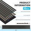 image:imageArt3d Wood Panels for Wall Acoustic 4Pack 945x128 Inch  Interior Soundproof Solution for Office Recording Studio Gaming Room Meeting Room Living Room Wall Decor WalnutBlackwood