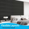 image:imageArt3d Wood Panels for Wall Acoustic 4Pack 945x128 Inch  Interior Soundproof Solution for Office Recording Studio Gaming Room Meeting Room Living Room Wall Decor WalnutBlackwood