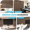 image:imageArt3d Wood Panels for Wall Acoustic 4Pack 945x128 Inch  Interior Soundproof Solution for Office Recording Studio Gaming Room Meeting Room Living Room Wall Decor WalnutWalnut