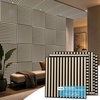 image:imageArt3d Acoustic Slat Wood Panels  6Pack 2x2ft Soundproof Drop Ceiling Living Room amp Bedroom DIY Decoration AshtreeAshtree
