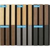 image:imageArt3d Wood Panels for Wall Acoustic 4Pack 945x128 Inch  Interior Soundproof Solution for Office Recording Studio Gaming Room Meeting Room Living Room Wall Decor WalnutMulticolored  Sample